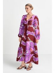Rich & Royal Sukienka w kolorze fioletowym rozmiar: 38. Różowe sukienki Rich & Royal, bez wzorów, bez kołnierzyka, bez ramiączek, maxi. Za 249.95 zł.