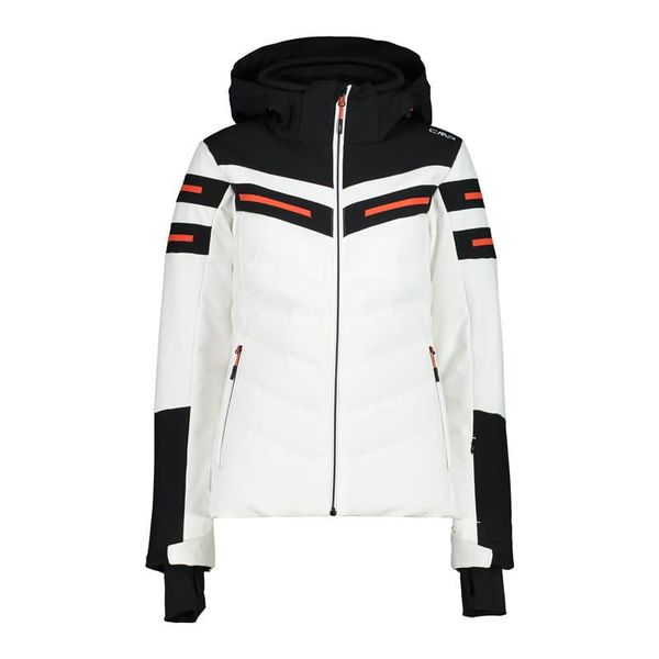 Kurtka damska narciarska CMP 32W0216. Białe kurtki narciarskie CMP, s, bez wzorów, z materiału, bez kaptura, narciarskie. Za 599.99 zł.