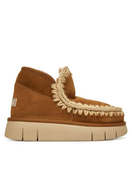 Mou Śniegowce MU.FW531009A Brązowy. Brązowe trapery i śniegowce Mou, ze skóry. Za 1,009.00 zł.