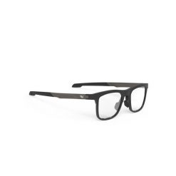Okulary Rudy Project INKAS FULL RIM BLACK MATTE - DEMO LENS. Brązowe okulary przeciwsłoneczne Rudy Project, bez wzorów, ze lnu, sportowe. W wyprzedaży za 609.00 zł.