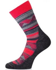 Skarpety merino WLI. Zielone skarpety LASTING, bez wzorów, z elastanu. Za 65.00 zł.