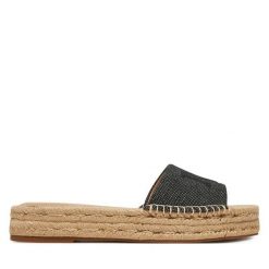 Klapki LAUREN RALPH LAUREN. Brązowe klapki Lauren Ralph Lauren, bez wzorów, bez obcasa. Za 323.99 zł.