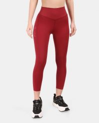 Damskie legginsy treningowe Kilpi RIVIAN-W. Czerwone legginsy Kilpi, s, bez wzorów, z materiału. Za 256.81 zł.