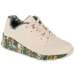 Buty sportowe Sneakersy damskie, Uno - Majestic Garden. Brązowe obuwie sportowe Skechers, bez zapięcia, trekkingowe, Skechers Sport. Za 389.55 zł.
