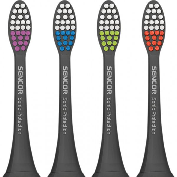 Głowice zapasowe Sencor czarne. Szczoteczki elektryczne SENCOR. Za 92.90 zł.