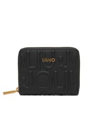 Liu Jo Portfel AF6156 E1139 Czarny. Czarne portfele Liu Jo, bez wzorów, ze skóry. Za 249.99 zł.