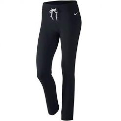 Spodnie treningowe damskie Nike Jersey Pant OH. Czarne spodnie dresowe Nike, bez wzorów, z jersey. Za 279.00 zł.