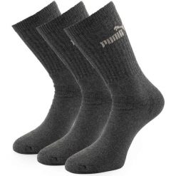 Skarpety Puma Crew Sock 3 szt. Szare 35-38. Szare skarpety Puma, bez wzorów, z materiału. Za 151.99 zł.