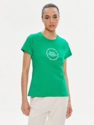 Helly Hansen T-Shirt W Core Graphic T-Shirt 54080 Zielony Regular Fit. Zielone t-shirty Helly Hansen, l, bez wzorów, z bawełny, bez kołnierzyka, bez ramiączek. Za 89.99 zł.