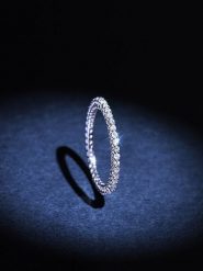 DIAMANTA Złoty pierścionek "Tour complet Forever" z diamentami rozmiar: 52. Szare pierścionki DIAMANTA, z diamentem, złote. Za 8,808.99 zł.