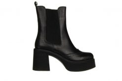 Botki Bayla-200 151 H22K7388 01 200024, Czarny, Skóra naturalna - 40. Czarne botki Bayla, na zimę, bez wzorów, ze skóry, za kostkę, bez obcasa, bez zapięcia. W wyprzedaży za 269.10 zł.