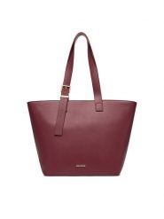 Gino Rossi Torebka C-AYSHA-KQ78 Bordowy. Czerwone shopper Gino Rossi, bez wzorów, z materiału, bez dodatków. Za 329.99 zł.