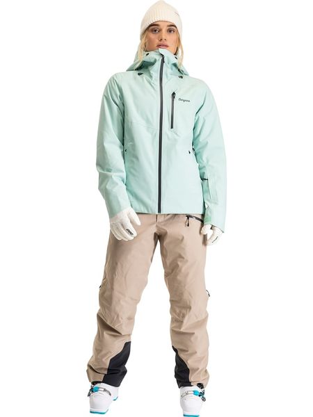 Bergans Kurtka narciarska "Oppdal" w kolorze zielonym rozmiar: S. Zielone kurtki narciarskie Bergans, s, bez wzorów, z materiału, bez kaptura, narciarskie. Za 983.70 zł.