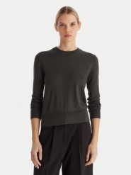 Calvin Klein Sweter LV044D370G Szary Regular Fit. Szare swetry Calvin Klein, xxs, bez wzorów, z syntetyku, bez ramiączek. Za 429.99 zł.