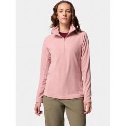 Bluza polarowa damska Columbia Glacial IV 1/2 Zip. Czerwone bluzy sportowe Columbia, bez wzorów, z polaru, bez kaptura. Za 149.99 zł.