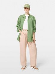 Scotch & Soda Koszula w kolorze zielonym rozmiar: 42. Zielone koszule Scotch & Soda, bez wzorów, z bawełny, bez kołnierzyka, bez ramiączek. Za 157.35 zł.