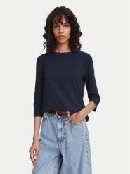 Weekend Max Mara Bluzka Multia 2625946021 Granatowy Regular Fit. Niebieskie bluzki Weekend Max Mara, l, bez wzorów, z bawełny, bez kołnierzyka, bez ramiączek. Za 324.99 zł.