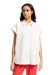 Scotch & Soda Koszula w kolorze białym rozmiar: 38. Białe koszule Scotch & Soda, bez wzorów, z bawełny, bez kołnierzyka, bez ramiączek. Za 65.85 zł.