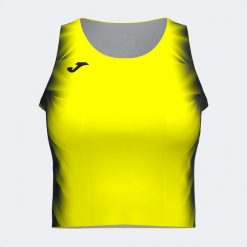 Damski tank top Joma Top Elite Xi. Czarne topy Joma, l, bez wzorów, bez kołnierzyka, bez ramiączek. W wyprzedaży za 139.40 zł.