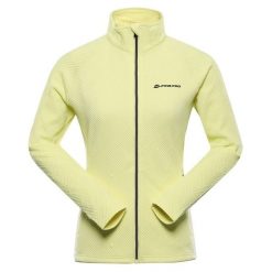 Bluza damska sportowa szybkoschnąca Alpine Pro Dozera 2. Żółte bluzy Alpine Pro, bez wzorów, bez kaptura. W wyprzedaży za 319.00 zł.