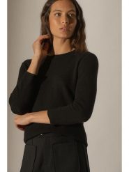 Perfect Cashmere Kaszmirowy sweter "Vanessa" w kolorze czarnym rozmiar: S. Czarne swetry Perfect Cashmere, s, bez wzorów, z kaszmiru, bez ramiączek. Za 347.99 zł.