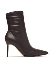 Aldo Botki Olilacan 14422202 Brązowy ciemny. Brązowe botki Aldo, bez wzorów, ze skóry, bez obcasa, na szpilce, bez zapięcia. Za 509.99 zł.
