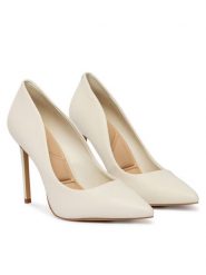 Aldo Szpilki Stessy 2.0 13968407 Biały. Białe szpilki Aldo, bez wzorów, ze skóry, bez obcasa, na szpilce, bez zapięcia. Za 379.99 zł.