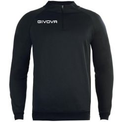 Bluza piłkarska dla dorosłych Givova Maglia Tecnica czarna. Czarne bluzy Givova, m, bez wzorów, bez kaptura. Za 67.70 zł.