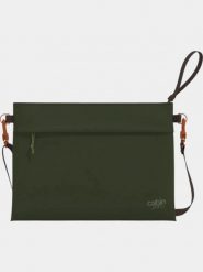 Torba Na Ramię Cabin Zero Classic Sacoche. Brązowe torby na ramię CABINZERO, bez wzorów, z materiału, eleganckie, na ramię, bez dodatków. Za 129.99 zł.