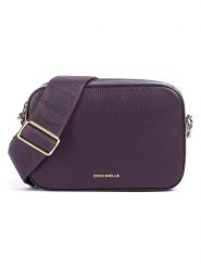 COCCINELLE Skórzana torebka w kolorze fioletowym - 19 x 13 x 5 cm rozmiar: onesize. Różowe torby na ramię Coccinelle, bez wzorów, z materiału, na ramię, bez dodatków. Za 588.81 zł.