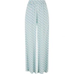 Spodnie Wiskozowe Dla Kobiet. Niebieskie spodnie dresowe Urban Classics, xl, bez wzorów, z wiskozy. Za 100.99 zł.