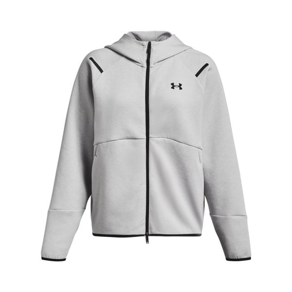 Damska bluza z kapturem zapinana na zamek Under Armour Unstoppable Fleece. Czarne bluzy Under Armour, bez wzorów, z kapturem. Za 474.00 zł.