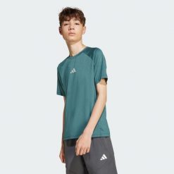 Koszulka All Sports Favorite. Niebieskie bluzki Adidas, m, bez wzorów, młodzieżowe, bez kołnierzyka, bez ramiączek. Za 109.00 zł.