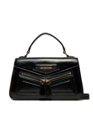 LOVE MOSCHINO Torebka JC4355PP0LK1000A Czarny. Czarne torebki klasyczne Love Moschino, bez wzorów, ze skóry, bez dodatków. Za 1,059.00 zł.