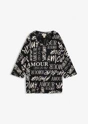 Koszulka oversize z mieszanki bawełny i wiskozy. Zielone bluzki bonprix, bez wzorów, z bawełny, bez kołnierzyka, bez ramiączek. Za 84.99 zł.