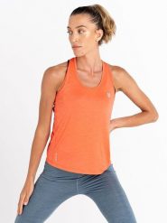 Dare 2b Top sportowy "Modernize II" w kolorze pomarańczowym rozmiar: 48. Pomarańczowe koszulki sportowe Dare 2b, bez wzorów, z materiału, bez ramiączek, outdoorowe. Za 43.95 zł.