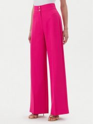 Maryley Spodnie materiałowe 25EB680/M25/43AL Różowy Regular Fit. Czerwone spodnie materiałowe Maryley, m, bez wzorów, z materiału. Za 219.99 zł.