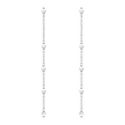 Kolczyki wiszące Pearls I posrebrzane. Kolczyki Lilou, posrebrzane. Za 199.00 zł.