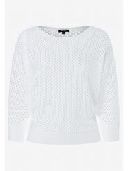 More & More Sweter w kolorze białym rozmiar: 40. Białe swetry More & More, bez wzorów, bez ramiączek. Za 100.75 zł.