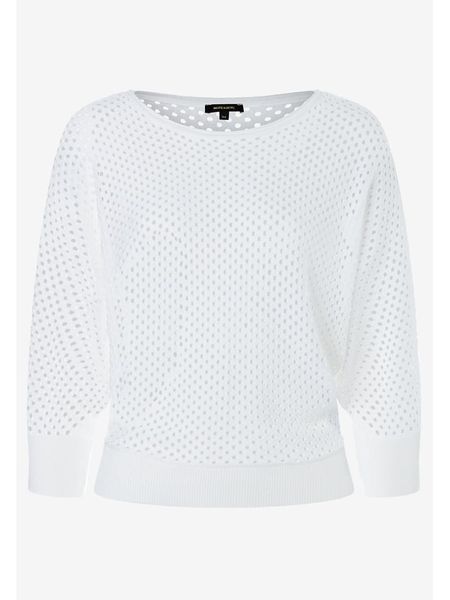 More & More Sweter w kolorze białym rozmiar: 40. Białe swetry More & More, bez wzorów, bez ramiączek. Za 109.95 zł.