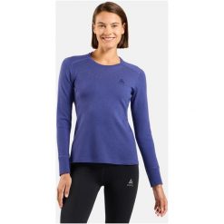 Bielizna termoaktywna z długim rękawem Odlo BL TOP crew neck l/s MERINO 260. Niebieskia bielizna sportowa Odlo, l, bez wzorów. Za 529.99 zł.