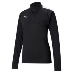 Damski top treningowy 1/4 zip Puma Team Liga. Białe swetry Puma, na zimę, m, bez wzorów, z dresówki, bez ramiączek. Za 189.55 zł.