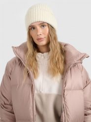 4F Czapka zimowa damska - beżowa S. Brązowe czapki 4f, bez wzorów. Za 49.99 zł.