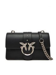 PINKO Torebka Love One Mini ST.CL Al 25-26 PLTT 105856 A0F1 Czarny. Czarne listonoszki Pinko, bez wzorów, ze skóry, bez dodatków. Za 1,199.00 zł.