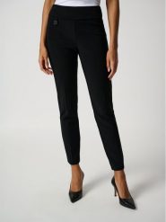 Joseph Ribkoff Spodnie materiałowe 144092NOS Czarny Slim Fit. Czarne spodnie materiałowe Joseph Ribkoff, bez wzorów, z materiału. Za 419.99 zł.