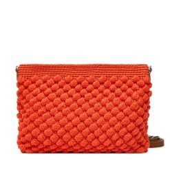 Torebka Gianni Chiarini. Pomarańczowe listonoszki Gianni Chiarini, bez wzorów, bez dodatków. Za 459.99 zł.