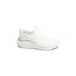 Kapcie SKECHERS 117617S BOBS B LOVE Biały. Białe obuwie domowe Skechers, bez wzorów, z tkaniny, bez zapięcia. Za 322.99 zł.