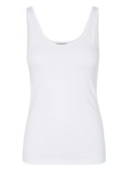 Vero Moda Top w kolorze białym rozmiar: XL. Białe topy Vero Moda, xl, bez wzorów, bez kołnierzyka, bez ramiączek. Za 32.83 zł.