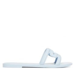 Klapki Melissa. Szare klapki Melissa, bez wzorów, bez obcasa. Za 149.99 zł.