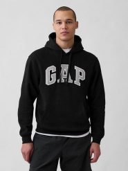 GAP Bluza w kolorze czarnym rozmiar: XS. Czarne bluzy GAP, xs, bez wzorów, z kapturem. Za 88.64 zł.